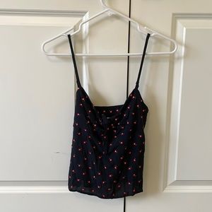 Brandy Melville embroidered tank top